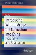 Introducing Writing Across the Curriculum into China