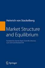 Market Structure and Equilibrium