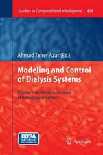 Modelling and Control of Dialysis Systems: Volume 1: Modeling Techniques of Hemodialysis Systems