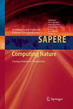 Computing Nature: Turing Centenary Perspective