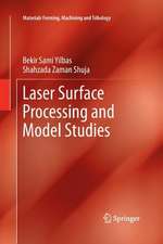 Laser Surface Processing and Model Studies