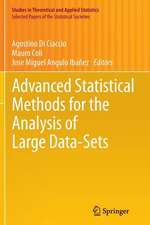 Advanced Statistical Methods for the Analysis of Large Data-Sets