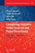 Computing Statistics under Interval and Fuzzy Uncertainty