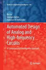 Automated Design of Analog and High-frequency Circuits: A Computational Intelligence Approach