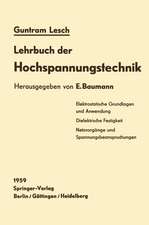 Lehrbuch der Hochspannungstechnik