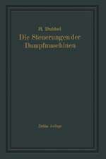 Die Steuerungen der Dampfmaschinen