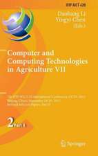 Computer and Computing Technologies in Agriculture VII