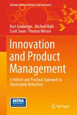 Innovation and Product Management