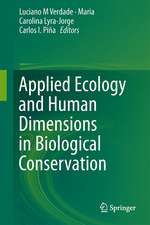 Applied Ecology and Human Dimensions in Biological Conservation