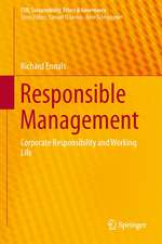 Responsible Management: Corporate Responsibility and Working Life