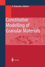 Constitutive Modelling of Granular Materials