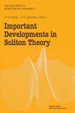 Important Developments in Soliton Theory