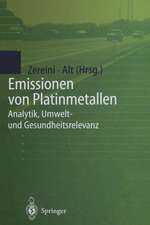 Emissionen von Platinmetallen: Analytik, Umwelt- und Gesundheitsrelevanz