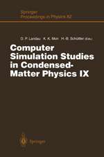 Computer Simulation Studies in Condensed-Matter Physics IX: Proceedings of the Ninth Workshop Athens, GA, USA, March 4–9, 1996