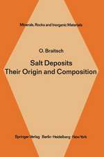 Salt Deposits Their Origin and Composition