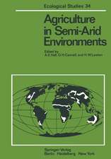 Agriculture in Semi-Arid Environments