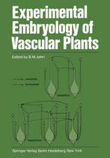 Experimental Embryology of Vascular Plants