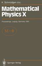 Mathematical Physics X: Proceedings of the Xth Congress on Mathematical Physics, Held at Leipzig, Germany, 30 July – 9 August, 1991