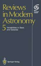 Reviews in Modern Astronomy: Variabilities in Stars and Galaxies