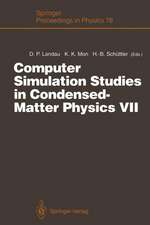 Computer Simulation Studies in Condensed-Matter Physics VII: Proceedings of the Seventh Workshop Athens, GA, USA, 28 February – 4 March 1994