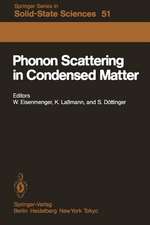 Phonon Scattering in Condensed Matter: Proceedings of the Fourth International Conference University of Stuttgart, Fed. Rep. of Germany August 22–26, 1983