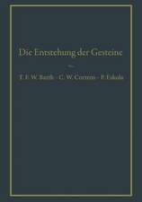 Die Entstehung der Gesteine: Ein Lehrbuch der Petrogenese