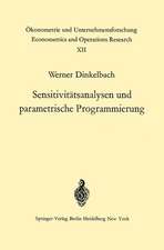 Sensitivitätsanalysen und parametrische Programmierung