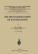 Die Bronchiektasien im Kindesalter