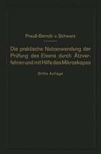 Die praktische Nutzanwendung der Prüfung des Eisens durch Ätzverfahren und mit Hilfe des Mikroskopes: Für Ingenieure, insbesondere Betriebsbeamte