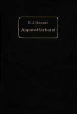 Die Apparatfärberei der Baumwolle und Wolle unter Berücksichtigung der Wasserreinigung und der Apparatbleiche der Baumwolle