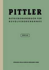 Betriebs-Handbuch BHR 64 für Pittler-Revolverdrehbänke