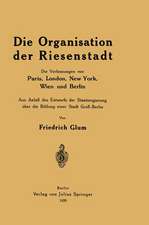 Die Organisation der Riesenstadt