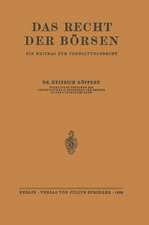 Das Recht der Börsen: Ein Beitrag zum Verwaltungsrecht