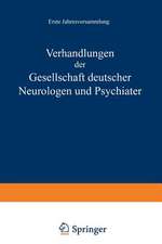 Verhandlungen der Gesellschaft Deutscher Neurologen und Psychiater