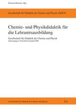 Chemie- und Physikdidaktik für die Lehramtsausbildung