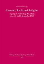 Literatur, Recht und Religion