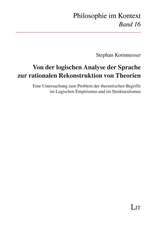 Von der logischen Analyse der Sprache zur rationalen Rekonstruktion von Theorien