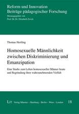 Homosexuelle Männlichkeit zwischen Diskriminierung und Emanzipation