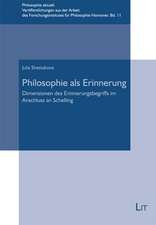 Philosophie als Erinnerung