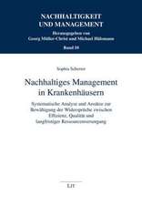 Nachhaltiges Management in Krankenhäusern