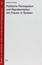 Politische Partizipation und Repräsentation von Frauen in Serbien