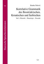 Korrelative Grammatik des Bosni(aki)schen, Kroatischen und Serbischen