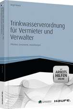 Trinkwasserverordnung für Vermieter und Verwalter -mit Arbeitshilfen online