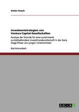 Investmentstrategien von Venture-Capital-Gesellschaften