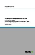 Bilanzpolitische Spielräume in den internationalen Rechnungslegungsstandards IAS / IFRS