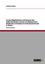 Zu den Möglichkeiten und Grenzen des außerschulischen Lernens am Beispiel einer Stadtrallye in Potsdam im Fach Geschichte der 9. Klasse