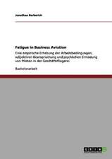 Fatigue in Business Aviation