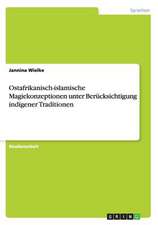 Ostafrikanisch-islamische Magiekonzeptionen unter Berücksichtigung indigener Traditionen