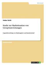 Studie zur Marktsituation von Groupware-Lösungen