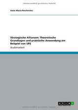 Theoretische Grundlagen und praktische Anwendung von strategischen Allianzen bei UPS